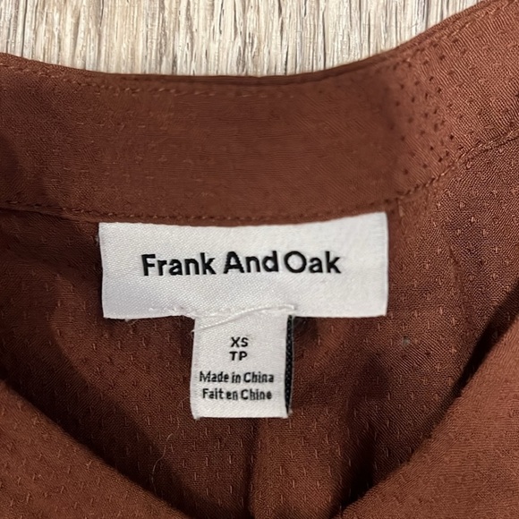 frank & oak-textured viscose button-up tee​​ - Picture 12 of 14